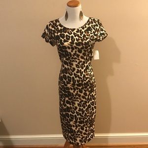 NWT Charlotte Russe Leopard Print Dress